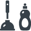 Plunger and Toilet Brush free icon 1