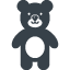 Teddy bear free icon 1