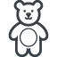 Teddy bear free icon 2