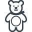 Teddy bear free icon 3