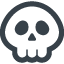 Human cute skull free icon 1