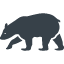 Bear silhouette free icon 1
