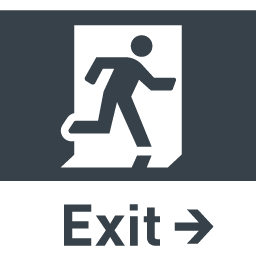 Emergency Exit Free Icon 2 Free Icon Rainbow Over 4500 Royalty Free Icons