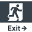 emergency exit free icon 2
