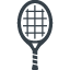 Badminton racket icon 1