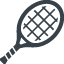 Badminton racket icon 2