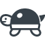 Turtle side view free icon 1