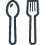 fork and spoon free icon 2