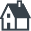 Three-dimensional house free icon 1
