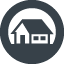 Three-dimensional house free icon 3
