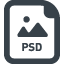PSD file free icon