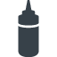 Ketchup and mustard squeeze bottle icon 2