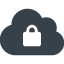 cloud security mark free icon 2