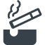 Cigarettes and ashtray free icon 5