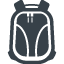 Sporty backpack free icon 1