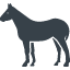 Horse Silhouette free icon 1