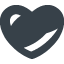 Shining heart free icon 1