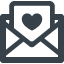 Love letter free icon 1