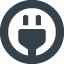 Electrical plug free icon
