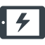 Charging tablet free icon