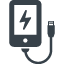 Charging smartphone free icon 3