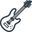 Electric guitar free icon 1