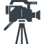 Digital video camera for the interview free icon 2