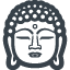 Big Buddha face free icon 1