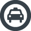 TAXI front view free icon 3
