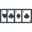 Playing card game icon 3