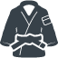 Judo uniform icon 3