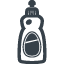 Dishwashing detergent bottle icon 4